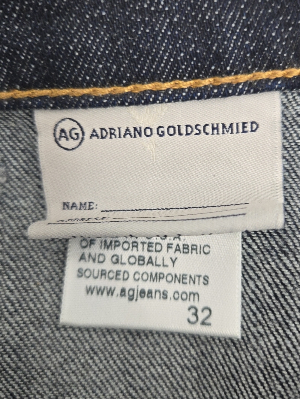 Alexa Chung A G Mini Skirt Blue Denim Button Front - Picture 4 of 14